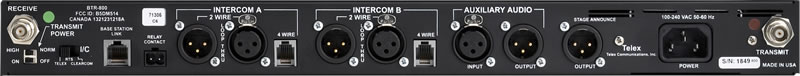 Visuel fiche_complete : TELEX Set Intercom BTR800+TR800+MS702